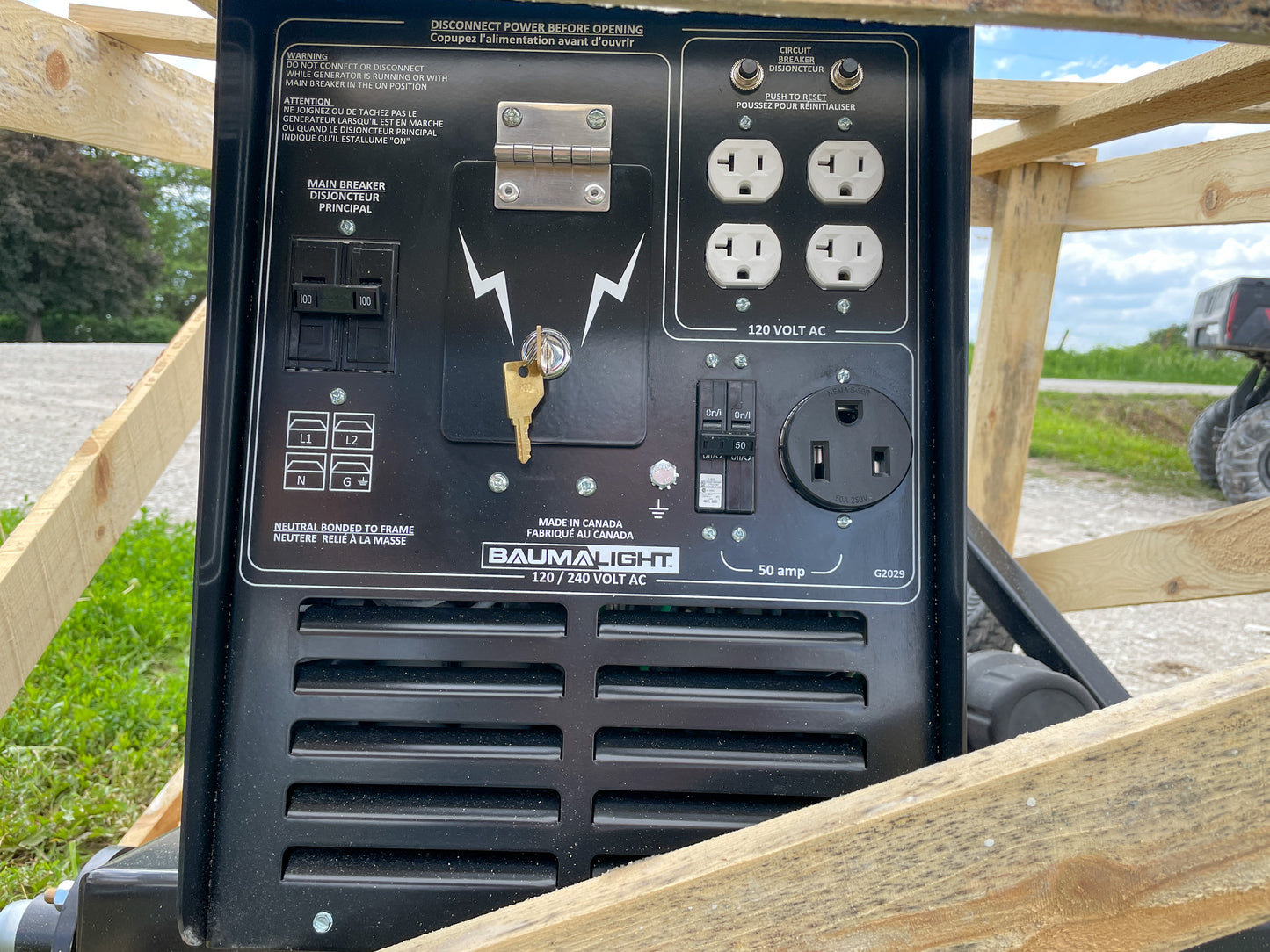 Baumalight TX25 PTO Generator - 25 kW Output, For 10–50 HP Tractors