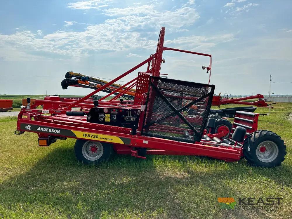 Anderson IFX720 Inline Bale Wrapper – Custom Operator Elite Wraps 6’ Bales Fast Pusher System Bale Wrappers