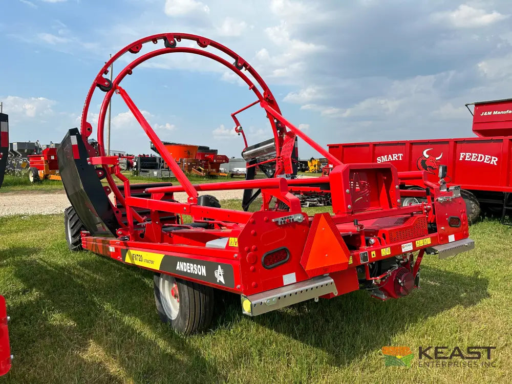 Anderson IFX720 Inline Bale Wrapper – Custom Operator Elite Wraps 6’ Bales Fast Pusher System Bale Wrappers