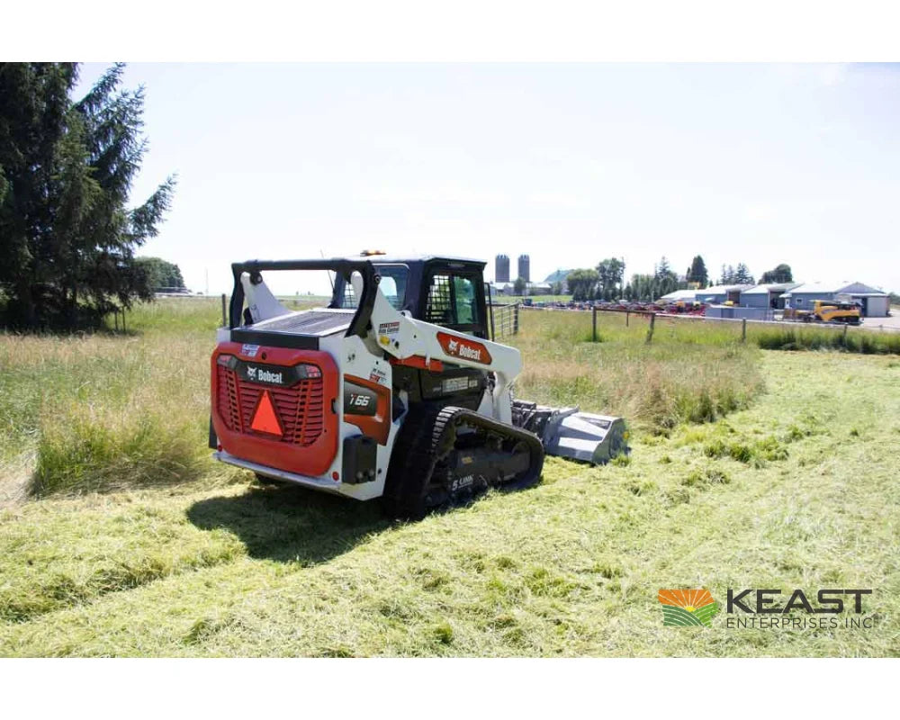 Baumalight FEB700 80’’ Skid Steer Flail Mower - F7000 Flail Teeth Bent Axis Piston Motor 18-35 GPM Flail Mowers