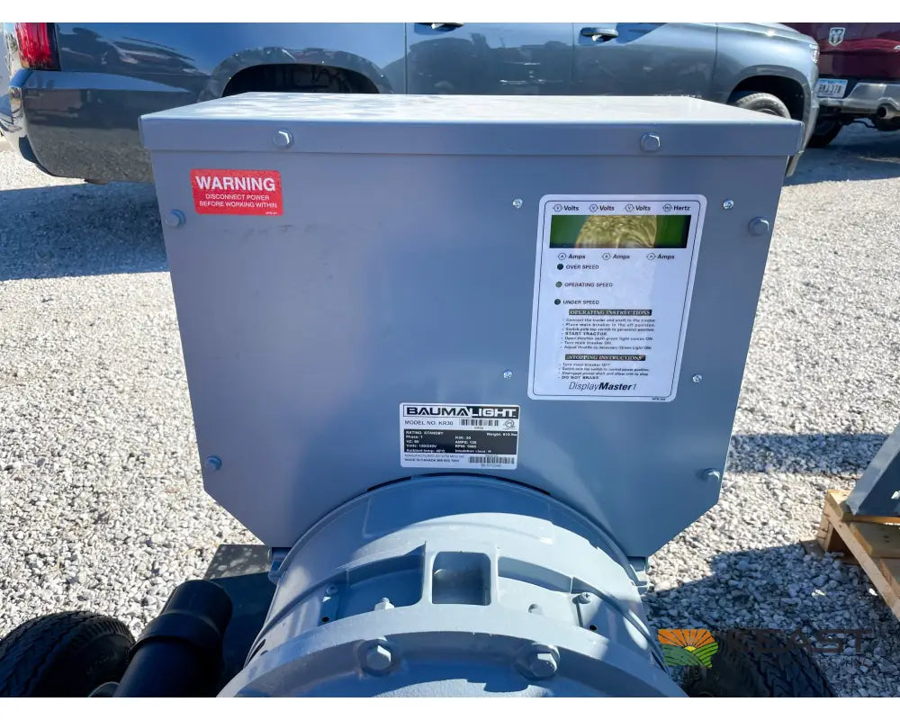 Baumalight KR30 PTO Generator - 30 kW Output For 23-45 HP Tractors Generators