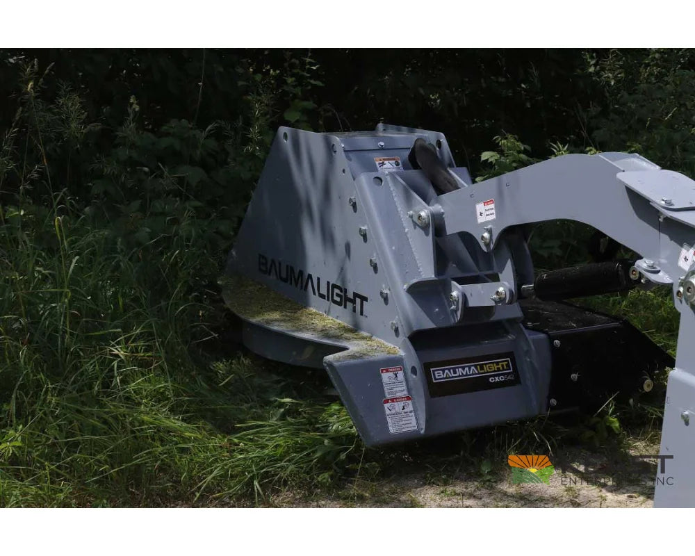 Baumalight SWA750 42’’ Skid Steer Boom Mower - 7’ Reach Rotary Cutting Blades Bent Axis Piston Motor Mowers