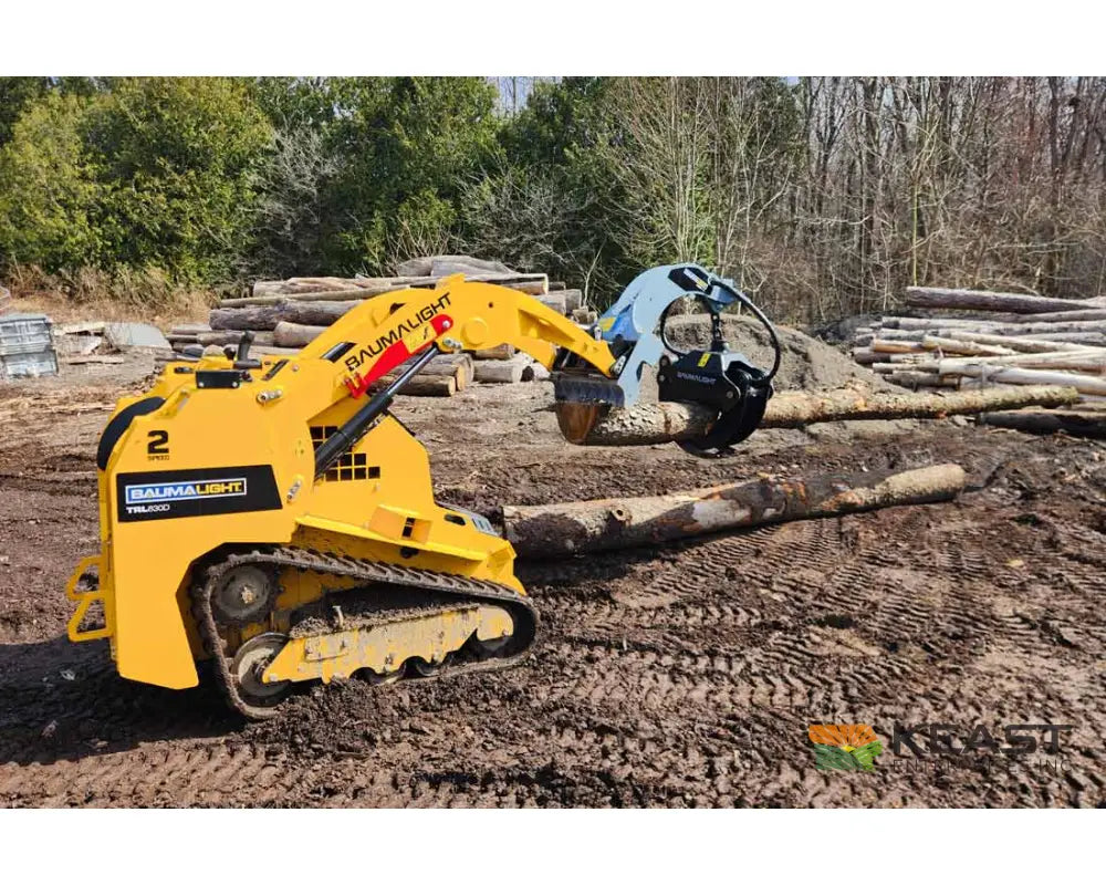 Baumalight TRL630 Tracked Mini Skid Steer 2 Speed Hydrostat 23 hp Diesel Mini Skid Steer