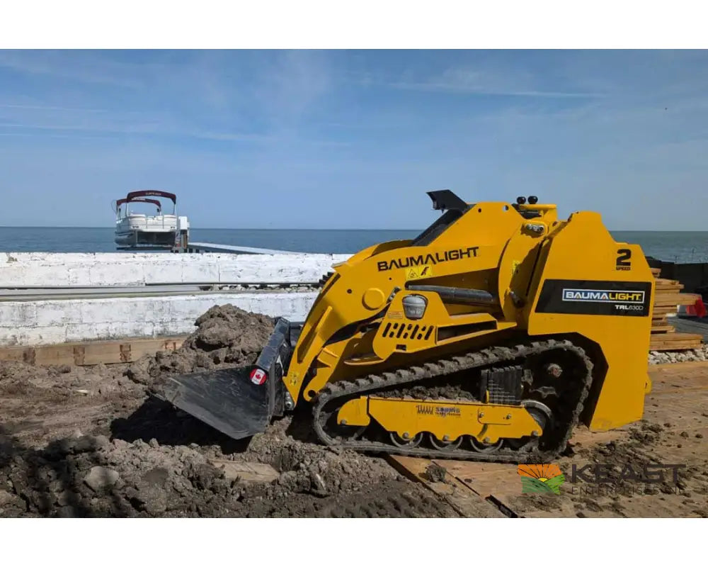 Baumalight TRL630 Tracked Mini Skid Steer 2 Speed Hydrostat 23 hp Diesel Mini Skid Steer