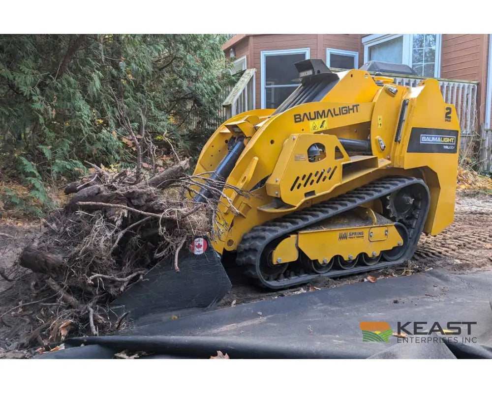 Baumalight TRL630 Tracked Mini Skid Steer 2 Speed Hydrostat 23 hp Diesel Mini Skid Steer
