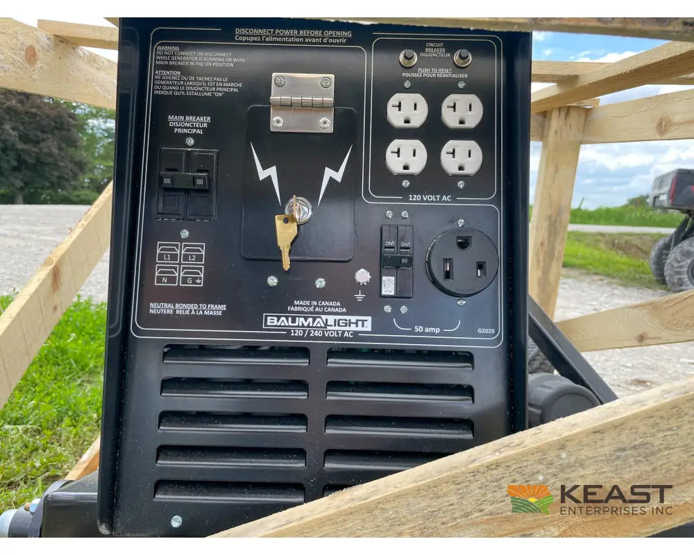 Baumalight TX25 PTO Generator - 25 kW Output For 10–50 HP Tractors Generators