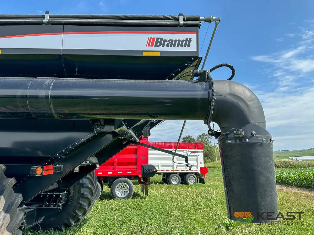 Brandt 1120XT Grain Cart - 1,100 Bushel Capacity Roll Tarp 20’’ Discharge Scales Grain Carts