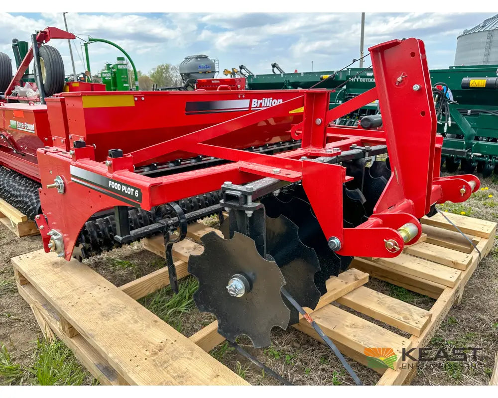Brillion FPSB-6 6’ 3-Point Food Plot Seeder – 2.62 + 2.62 Bu Seed Boxes Drills and Seeders