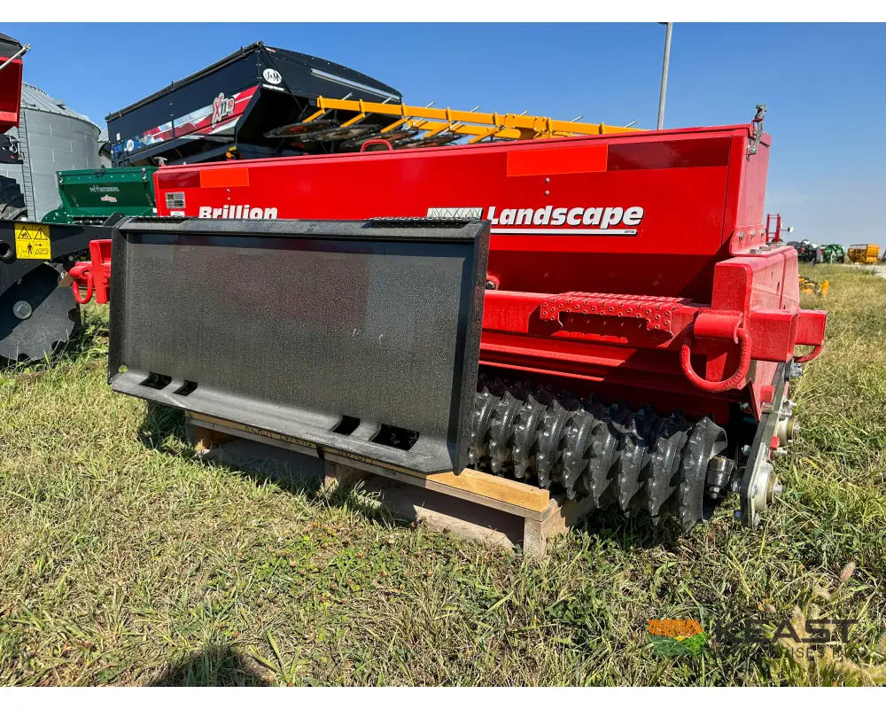 Brillion LSS-6 3-Point and Skid Steer Mount Landscape Seeder - Dual Pulverizer Rollers Drills and Seeders