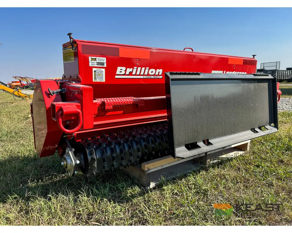 Brillion LSS-6 3-Point and Skid Steer Mount Landscape Seeder - Dual Pulverizer Rollers Drills and Seeders