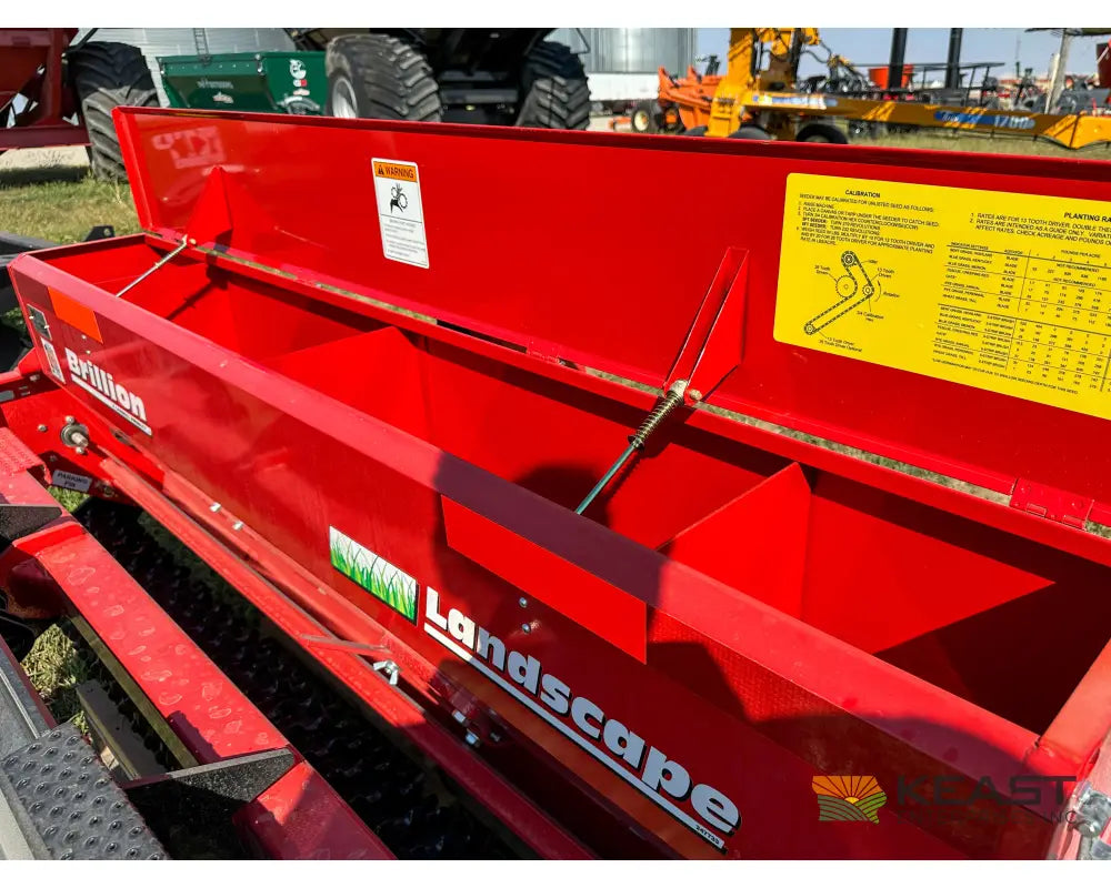 Brillion LSS-6 3-Point and Skid Steer Mount Landscape Seeder - Dual Pulverizer Rollers Drills and Seeders