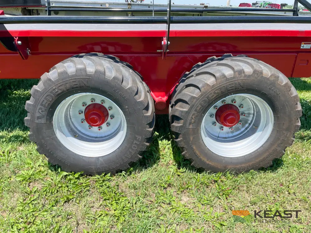 Cloverdale 12-14 Mega Bale Carrier - Self Loading Arm Stainless Steel Deck Tandem Axle Bale Carriers