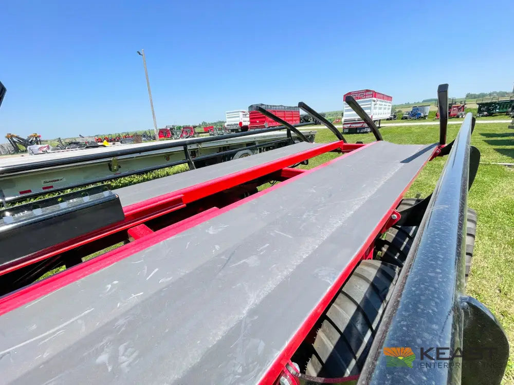 Cloverdale 12-14 Mega Bale Carrier - Self Loading Arm Stainless Steel Deck Tandem Axle Bale Carriers