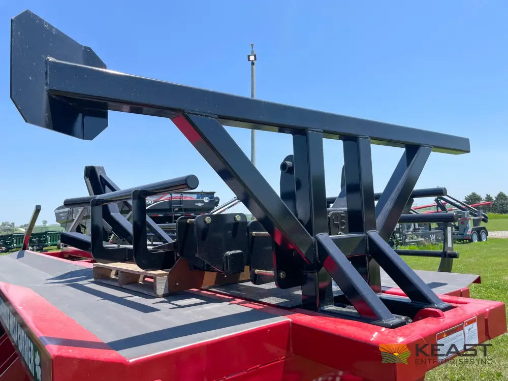 Cloverdale 12-14 Mega Bale Carrier - Self Loading Arm Stainless Steel Deck Tandem Axle Bale Carriers