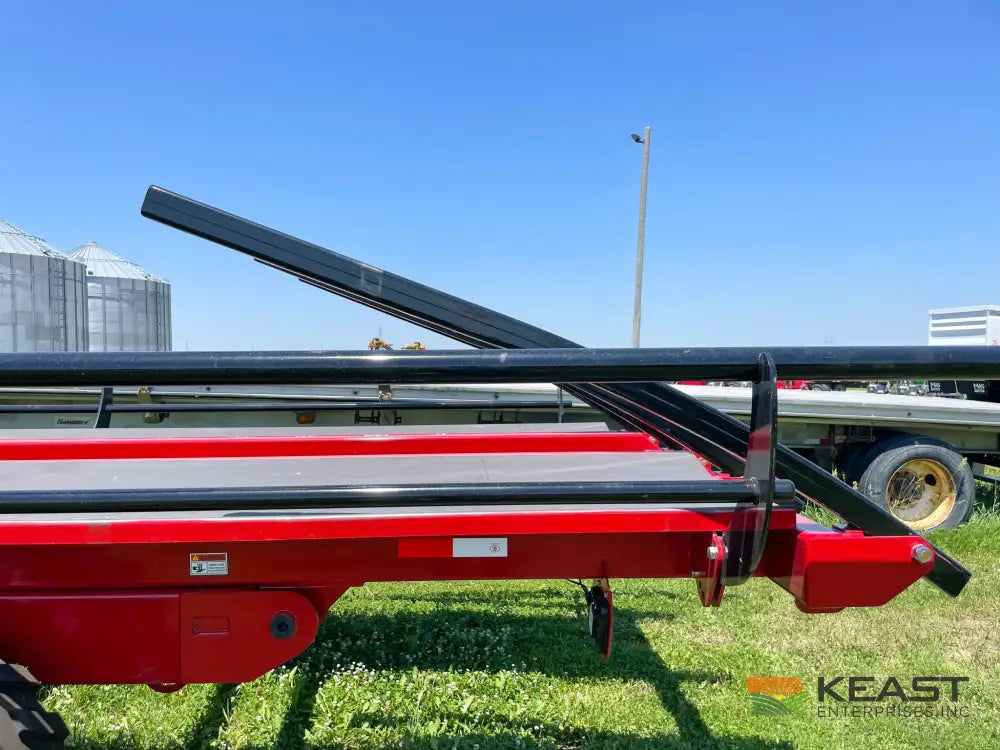 Cloverdale 12-14 Mega Bale Carrier - Self Loading Arm Stainless Steel Deck Tandem Axle Bale Carriers