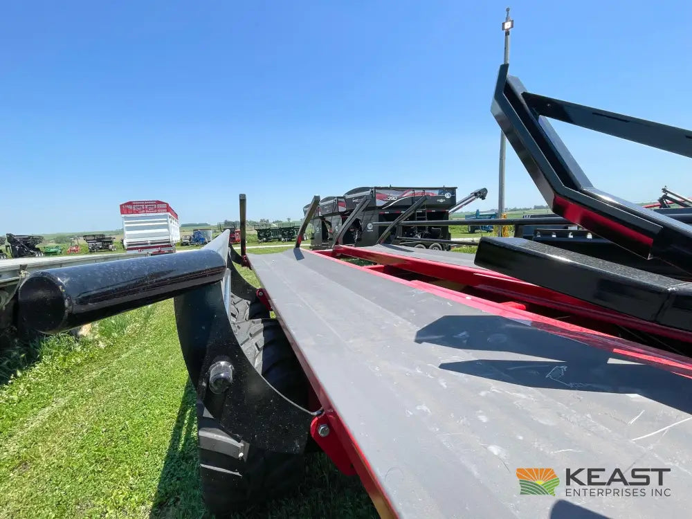 Cloverdale 12-14 Mega Bale Carrier - Self Loading Arm Stainless Steel Deck Tandem Axle Bale Carriers