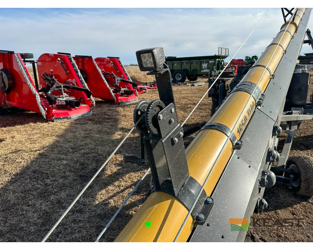 ConveyAll 1650 Railcar Unload Conveyor - 4.5’’ Tall Hopper 16’’ Tube 50’ Length Conveyors