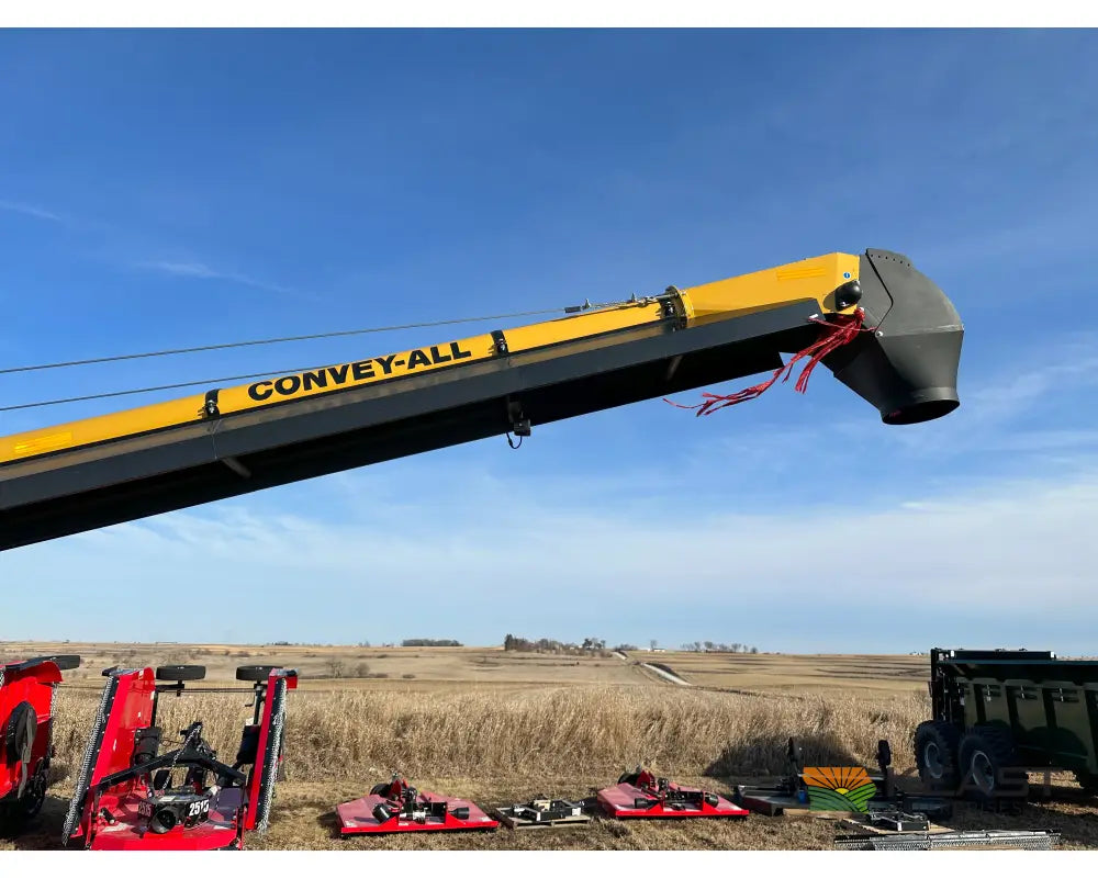 ConveyAll 1650 Railcar Unload Conveyor - 4.5’’ Tall Hopper 16’’ Tube 50’ Length Conveyors