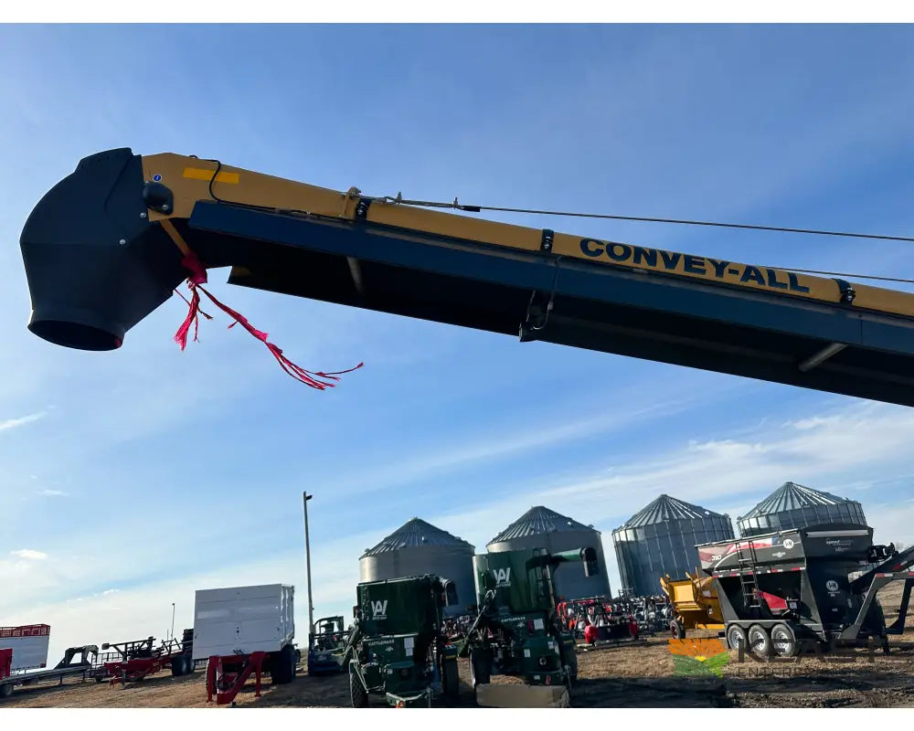 ConveyAll 1650 Railcar Unload Conveyor - 4.5’’ Tall Hopper 16’’ Tube 50’ Length Conveyors