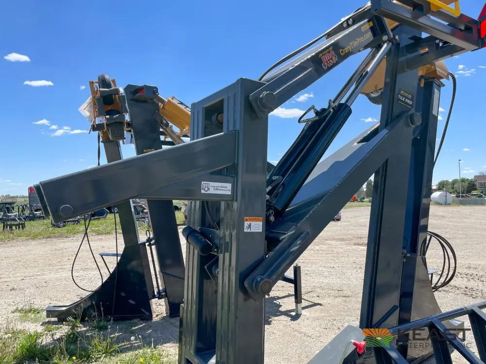 Crary 712 7’ Tile Plow - 7’ Max Depth Dual Link Stability Control Frame-Mount Design Tile Plow