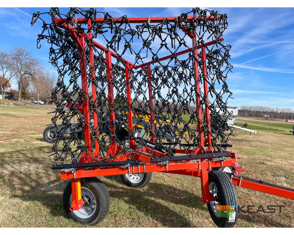 Delta Harrows 24’ Field Harrow - Hydraulic Lift Hydraulic Fold Combo 1/2’’ & 5/8’’ Tines Harrows