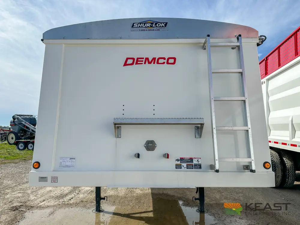 Demco 24’ Hopper Bottom Grain Trailer - 740 Bushel Heaped Capacity Roll Tarp Grain Trailers