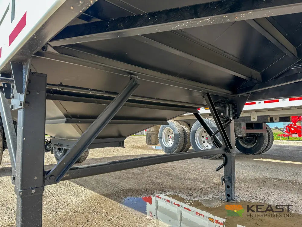 Demco 24’ Hopper Bottom Grain Trailer - 740 Bushel Heaped Capacity Roll Tarp Grain Trailers