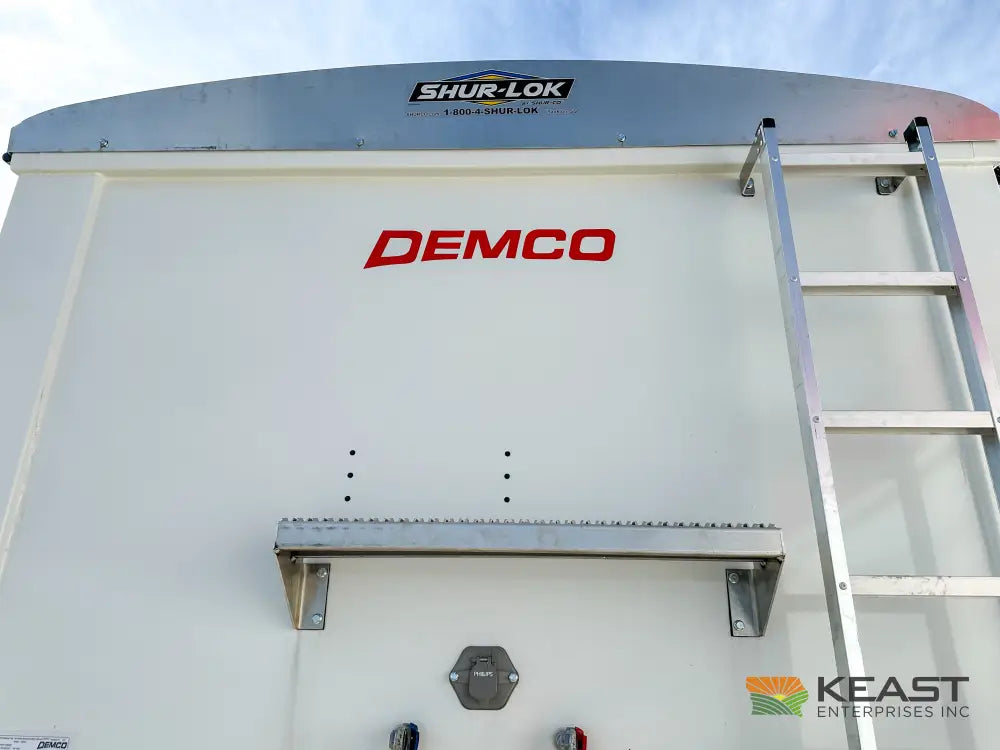 Demco 24’ Hopper Bottom Grain Trailer - 740 Bushel Heaped Capacity Roll Tarp Grain Trailers