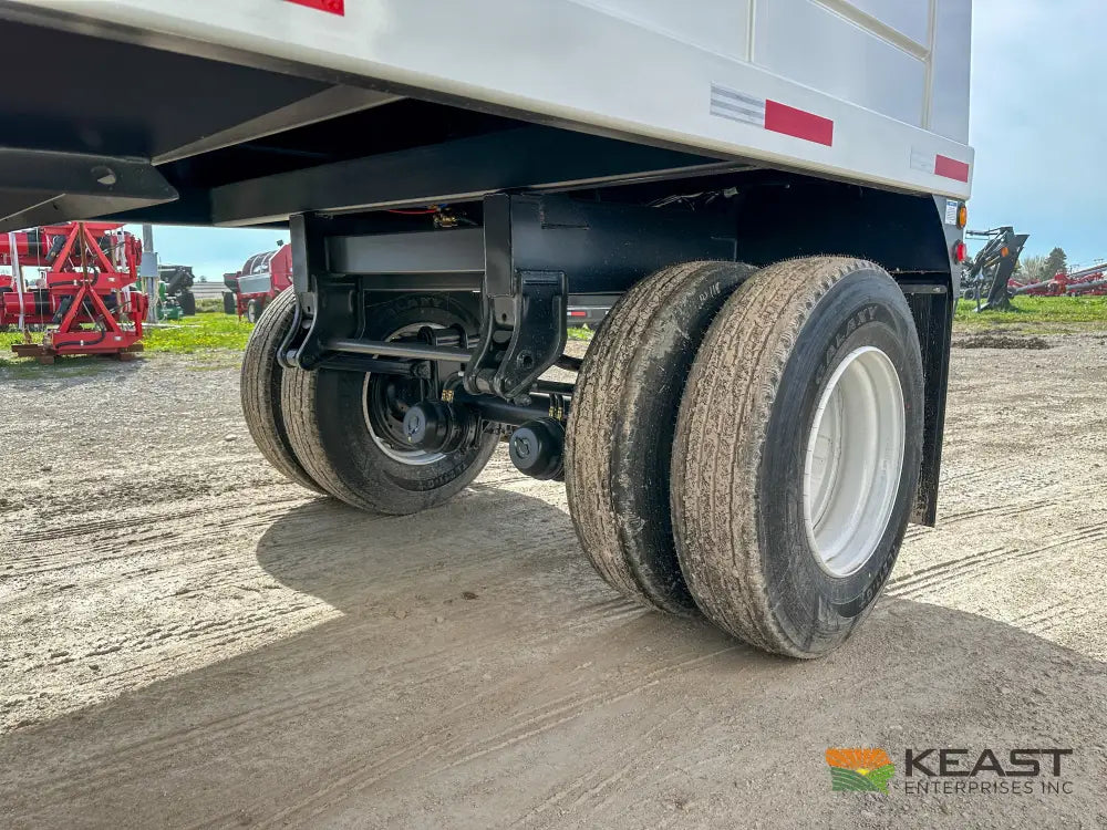 Demco 24’ Hopper Bottom Grain Trailer - 740 Bushel Heaped Capacity Roll Tarp Grain Trailers