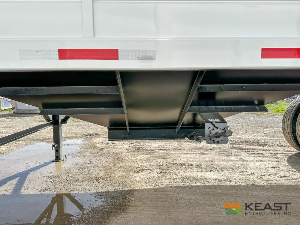 Demco 24’ Hopper Bottom Grain Trailer - 740 Bushel Heaped Capacity Roll Tarp Grain Trailers