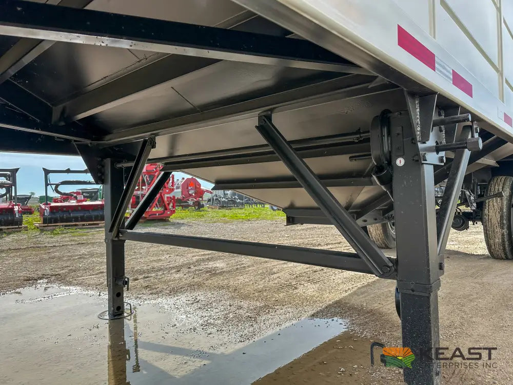Demco 24’ Hopper Bottom Grain Trailer - 740 Bushel Heaped Capacity Roll Tarp Grain Trailers