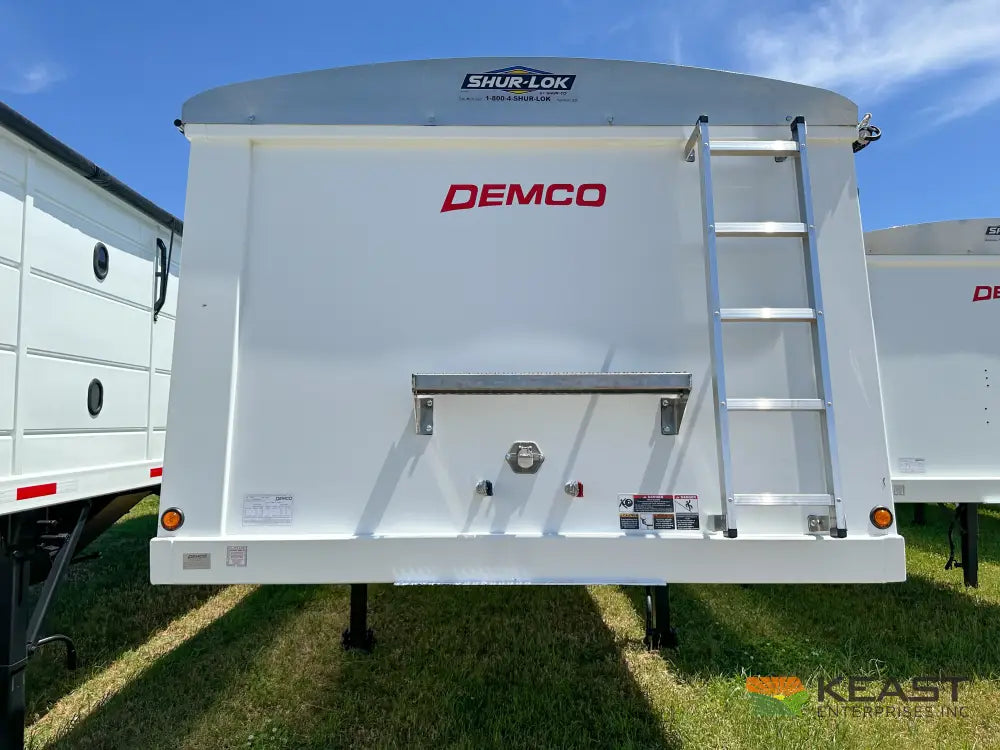 Demco 36’ Hopper Bottom Grain Trailer - 1,020 Bushel Heaped Capacity Roll Tarp Grain Trailers