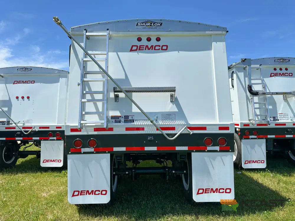 Demco 36’ Hopper Bottom Grain Trailer - 1,020 Bushel Heaped Capacity Roll Tarp Grain Trailers