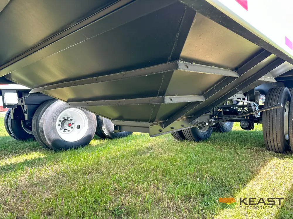 Demco 36’ Hopper Bottom Grain Trailer - 1,020 Bushel Heaped Capacity Roll Tarp Grain Trailers