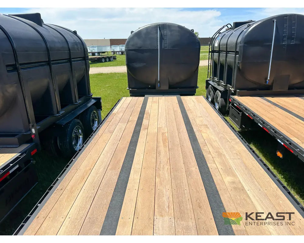 Demco 42’ Sprayer Liquid Tender Trailer - Dual 3,250 Gal Tanks 15’6’’ Deck Space Liquid Tender Trailers