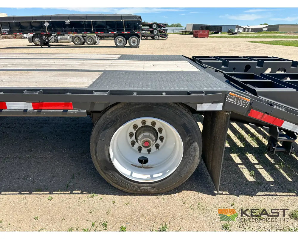 Demco 48’ Drop Deck Spread Axle Trailer - 5’ Beaver Tail Triple Ramps Air Ride Drop Deck Trailers