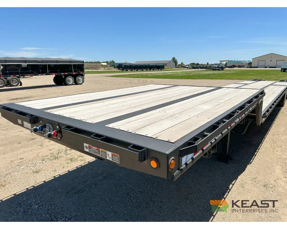 Demco 48’ Drop Deck Spread Axle Trailer - 5’ Beaver Tail Triple Ramps Air Ride Drop Deck Trailers