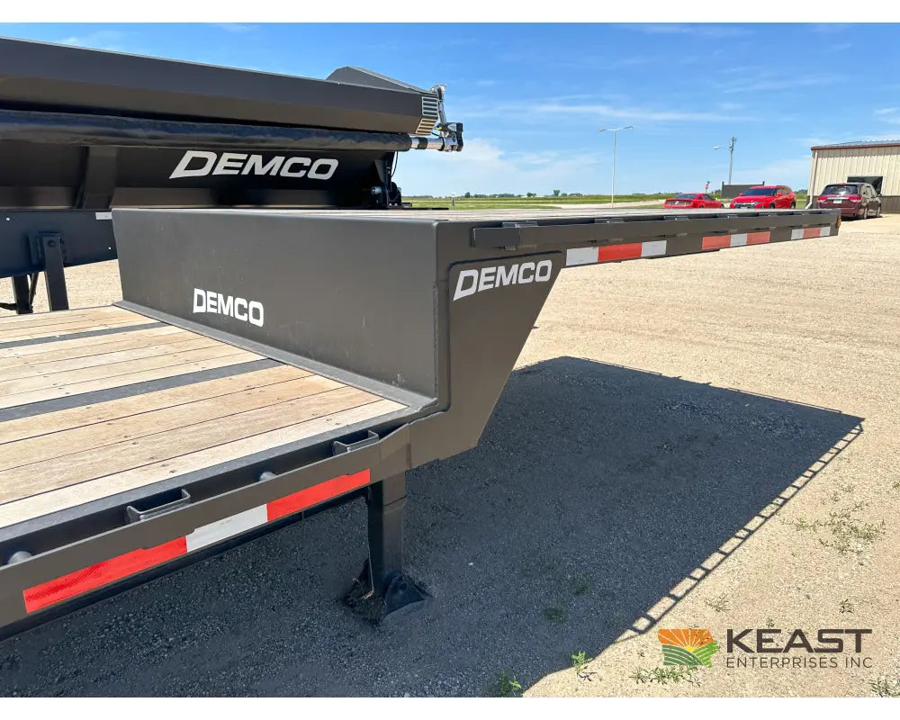 Demco 48’ Drop Deck Spread Axle Trailer - 5’ Beaver Tail Triple Ramps Air Ride Drop Deck Trailers