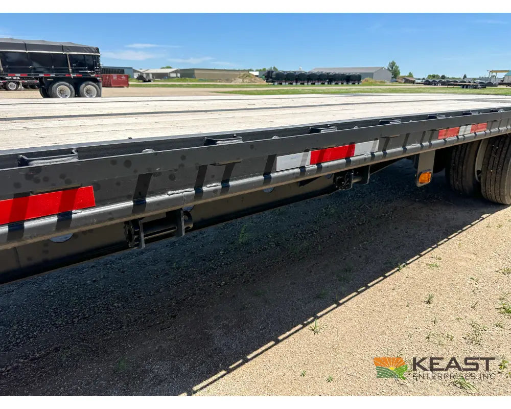 Demco 48’ Drop Deck Spread Axle Trailer - 5’ Beaver Tail Triple Ramps Air Ride Drop Deck Trailers