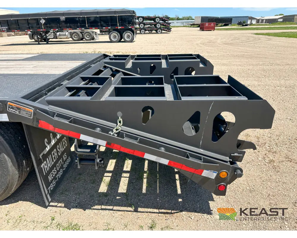 Demco 48’ Drop Deck Spread Axle Trailer - 5’ Beaver Tail Triple Ramps Air Ride Drop Deck Trailers