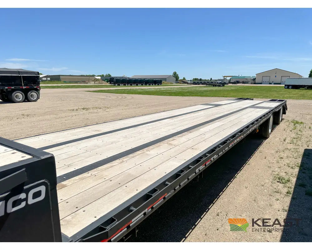 Demco 48’ Drop Deck Spread Axle Trailer - 5’ Beaver Tail Triple Ramps Air Ride Drop Deck Trailers