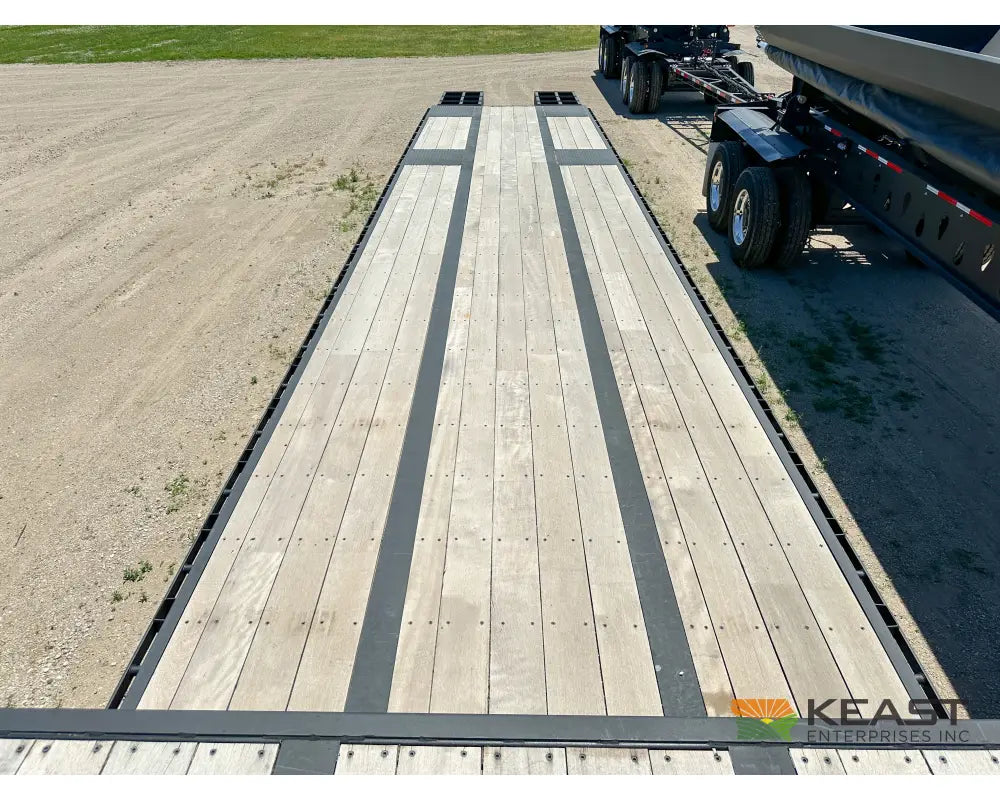 Demco 48’ Drop Deck Spread Axle Trailer - 5’ Beaver Tail Triple Ramps Air Ride Drop Deck Trailers