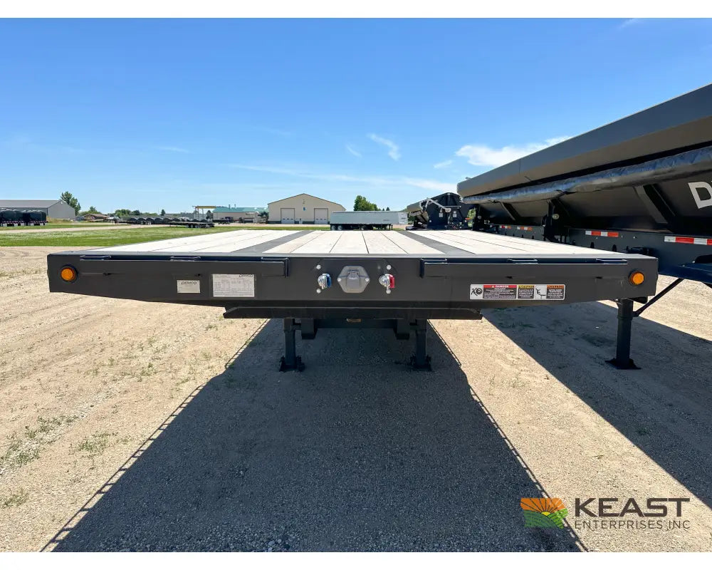 Demco 48’ Drop Deck Spread Axle Trailer - 5’ Beaver Tail Triple Ramps Air Ride Drop Deck Trailers