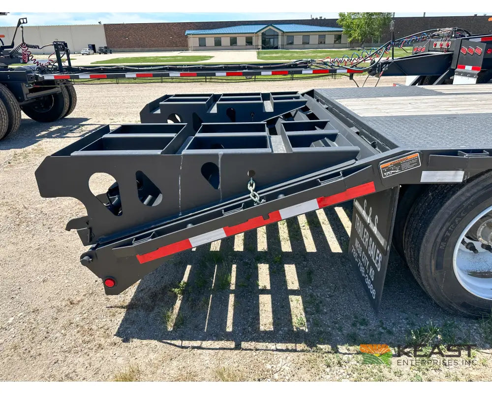 Demco 48’ Drop Deck Spread Axle Trailer - 5’ Beaver Tail Triple Ramps Air Ride Drop Deck Trailers