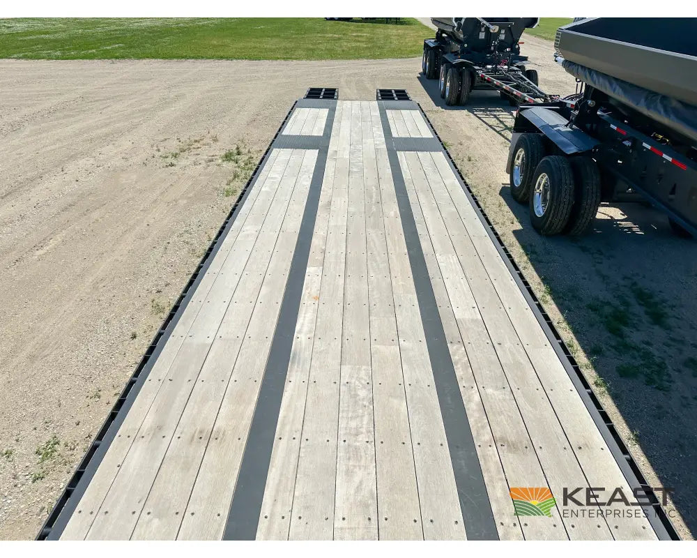 Demco 48’ Drop Deck Spread Axle Trailer - 5’ Beaver Tail Triple Ramps Air Ride Drop Deck Trailers
