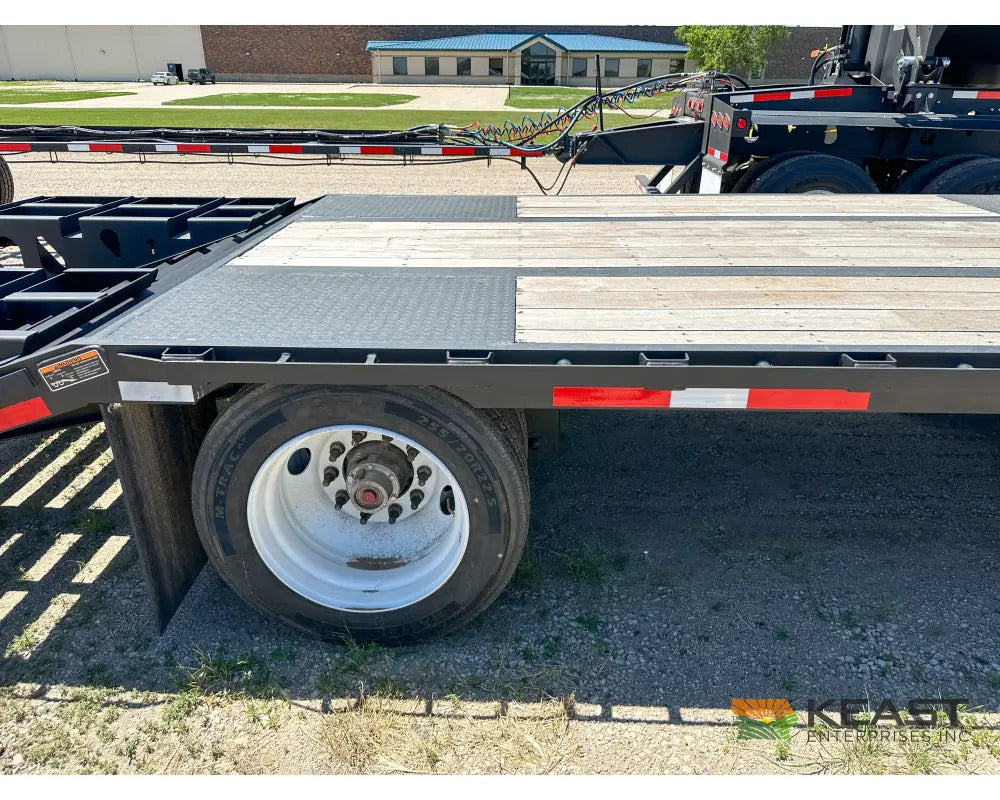Demco 48’ Drop Deck Spread Axle Trailer - 5’ Beaver Tail Triple Ramps Air Ride Drop Deck Trailers
