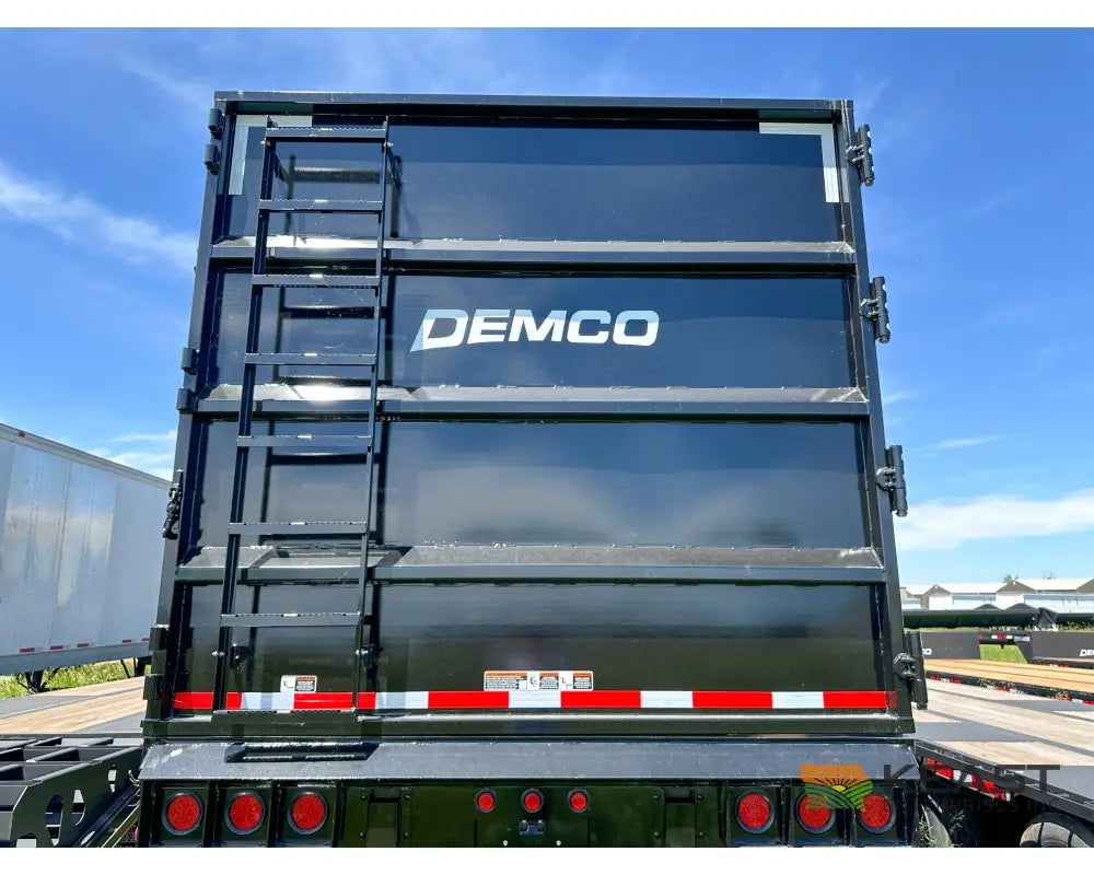 Demco 48’ Gondola Steel Scrap Trailer - Spring Ride 8’ Sidewall 113 Cu Yd Capacity Gondola Trailers