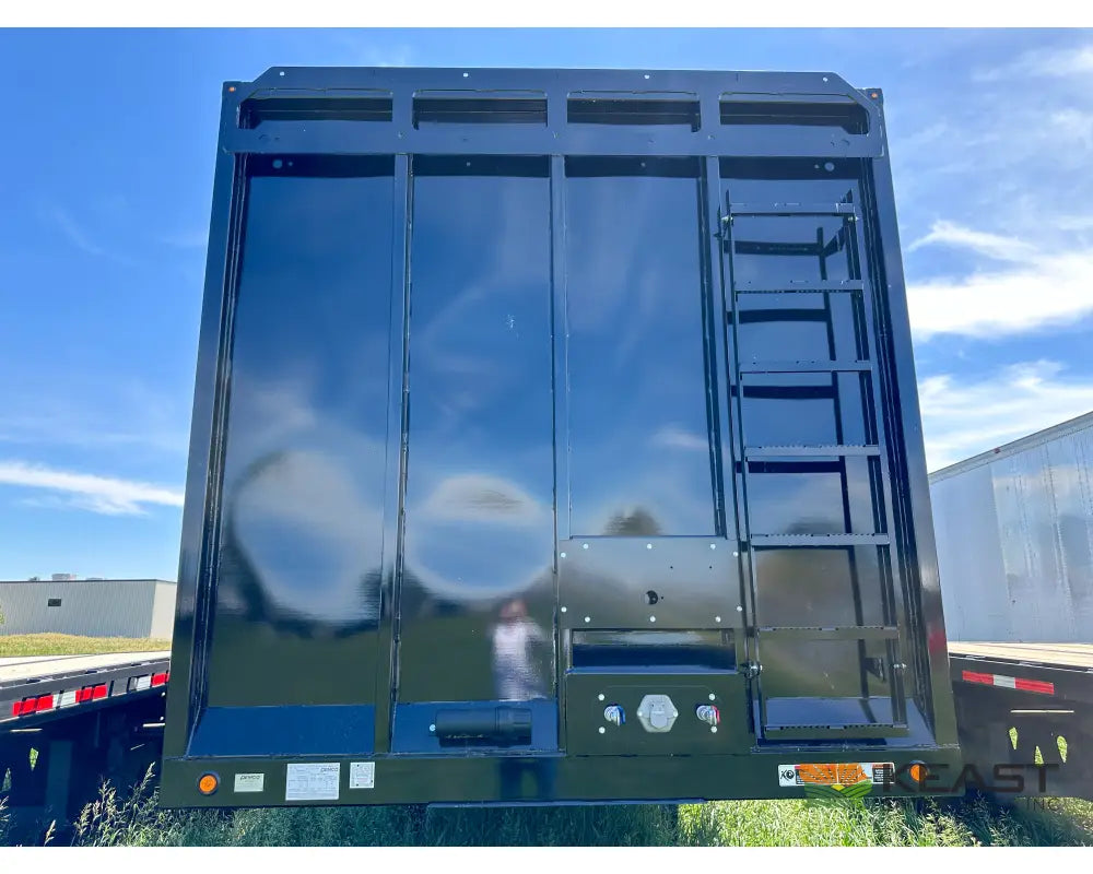 Demco 48’ Gondola Steel Scrap Trailer - Spring Ride 8’ Sidewall 113 Cu Yd Capacity Gondola Trailers