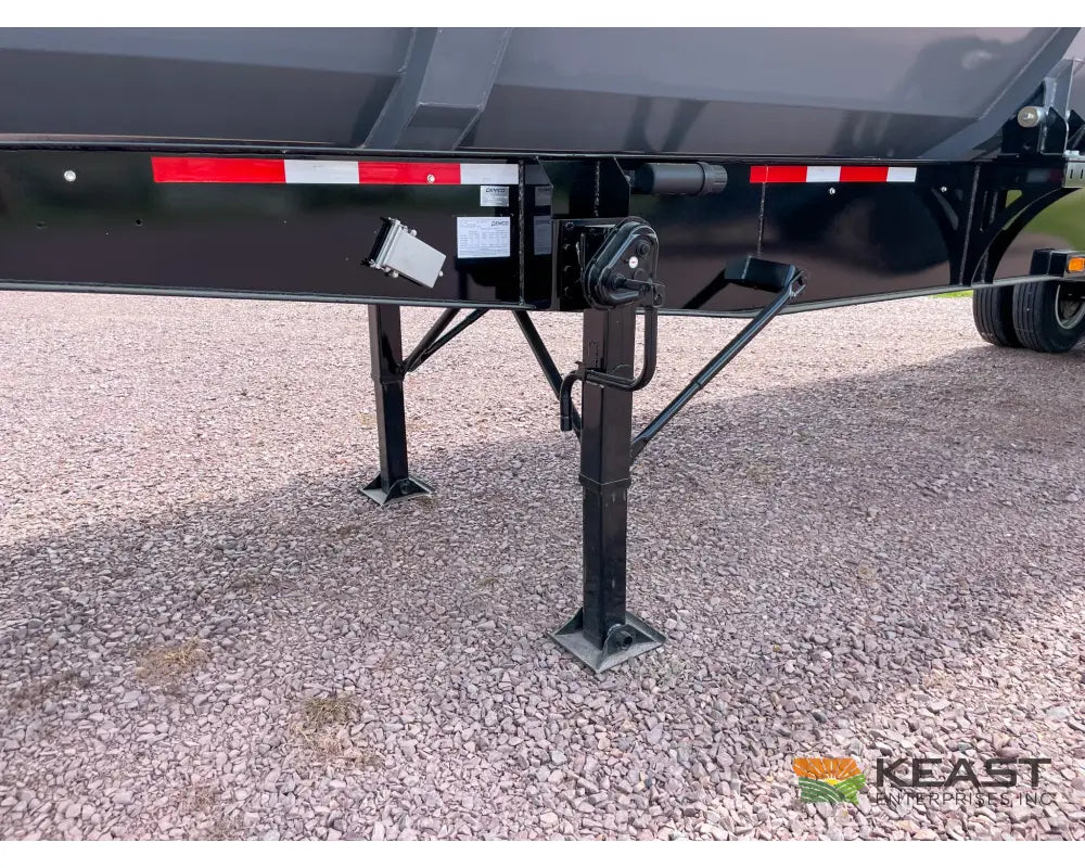 Demco Side Dump Trailer Triple Axle Air Ride 34’ Tub 128’’ Iowa Spread Axle Side Dump Trailers