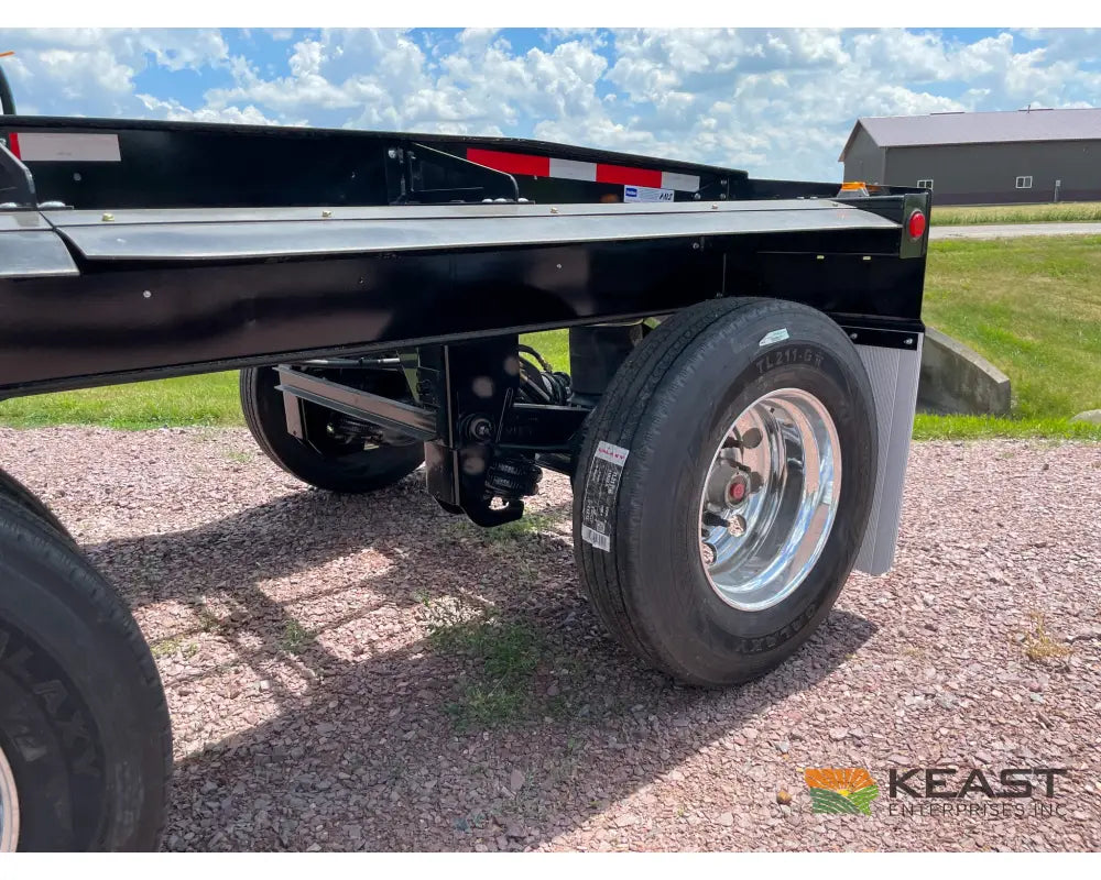 Demco Side Dump Trailer Triple Axle Air Ride 34’ Tub 128’’ Iowa Spread Axle Side Dump Trailers